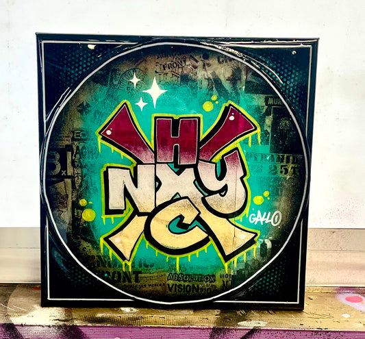 NYHC EPOXY VINYL ON CANVAS