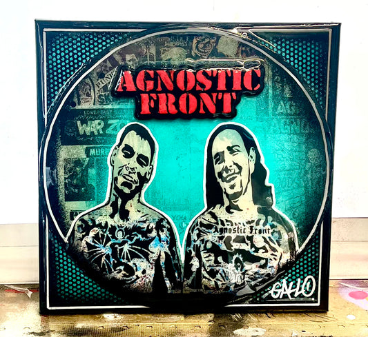 ROGER AND VINNIE  EPOXY VINYL ON CANVAS