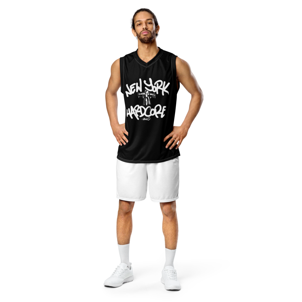 Crucified NYHC Unisex basketball jersey