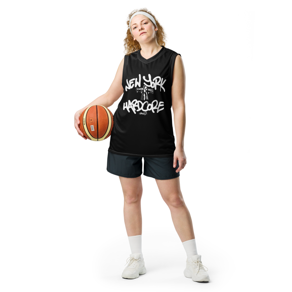 Crucified NYHC Unisex basketball jersey