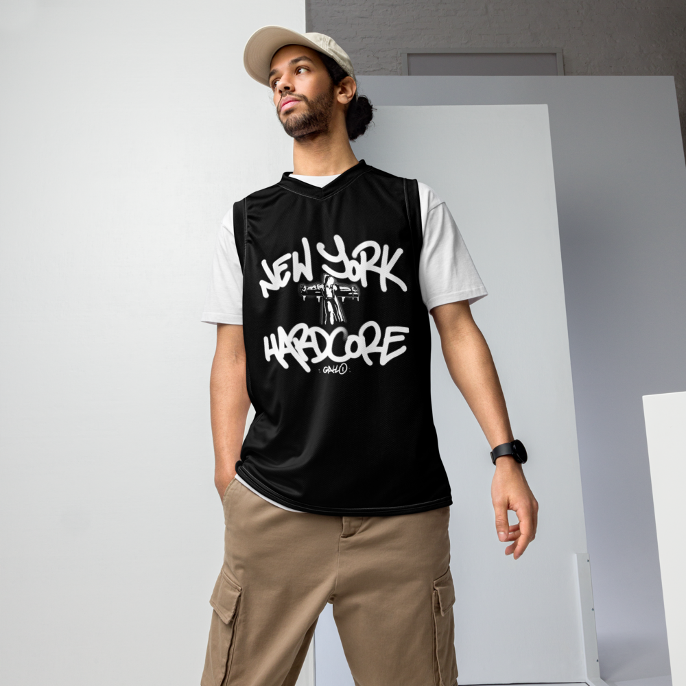 Crucified NYHC Unisex basketball jersey