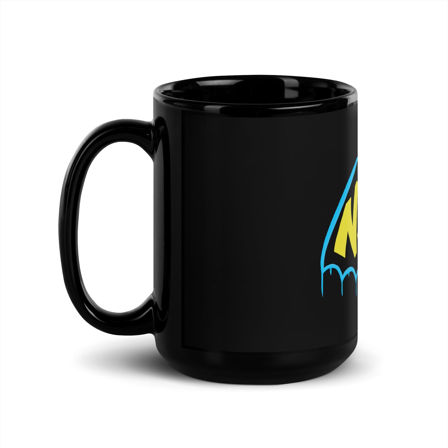 Gotham Black Glossy Mug