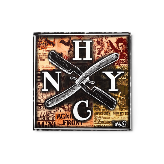 NYHC - FLYER Metal prints