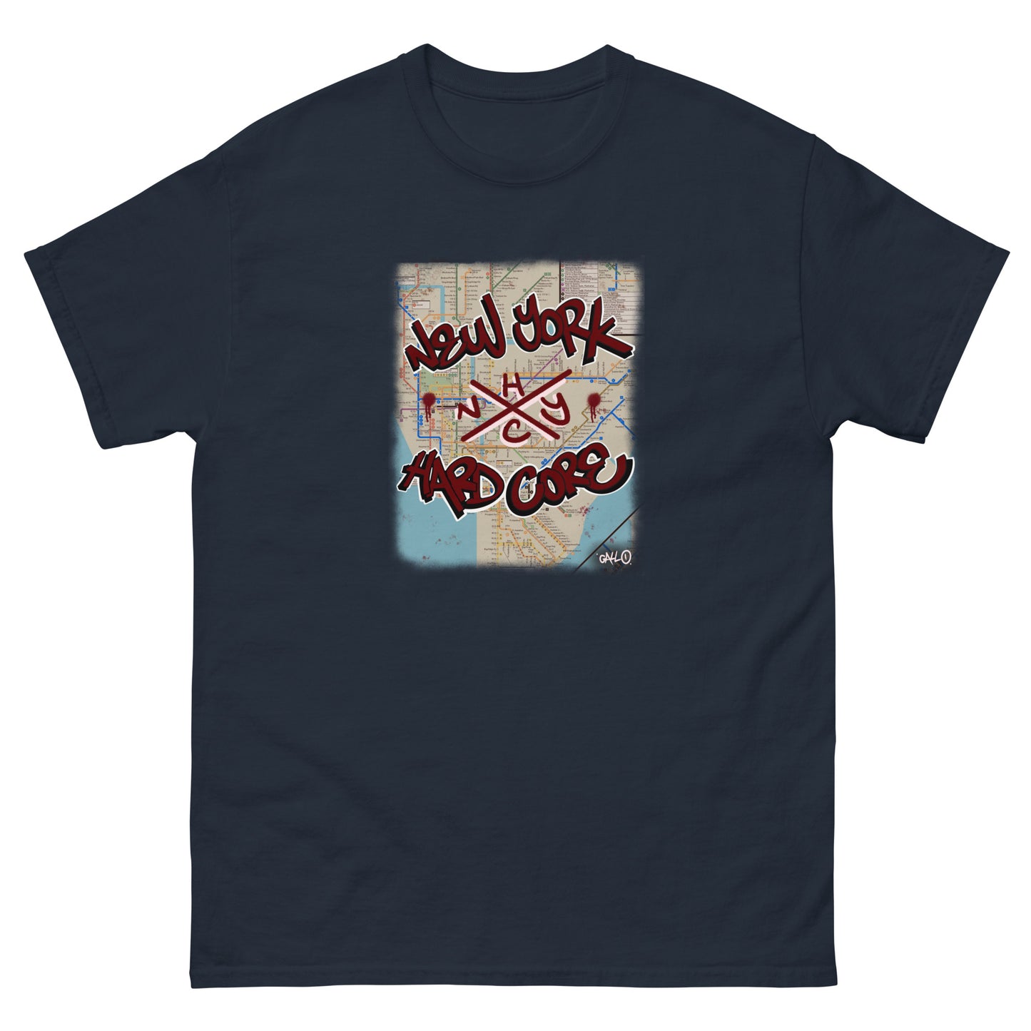 NYHC - NY Map T-Shirt