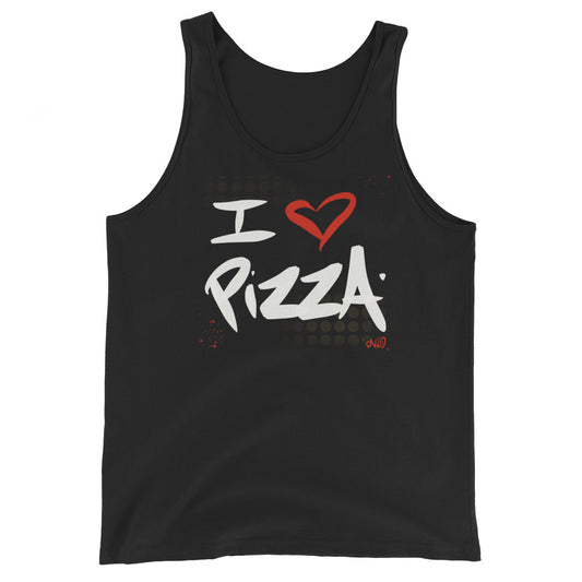 I Heart Pizza Unisex Tank Top