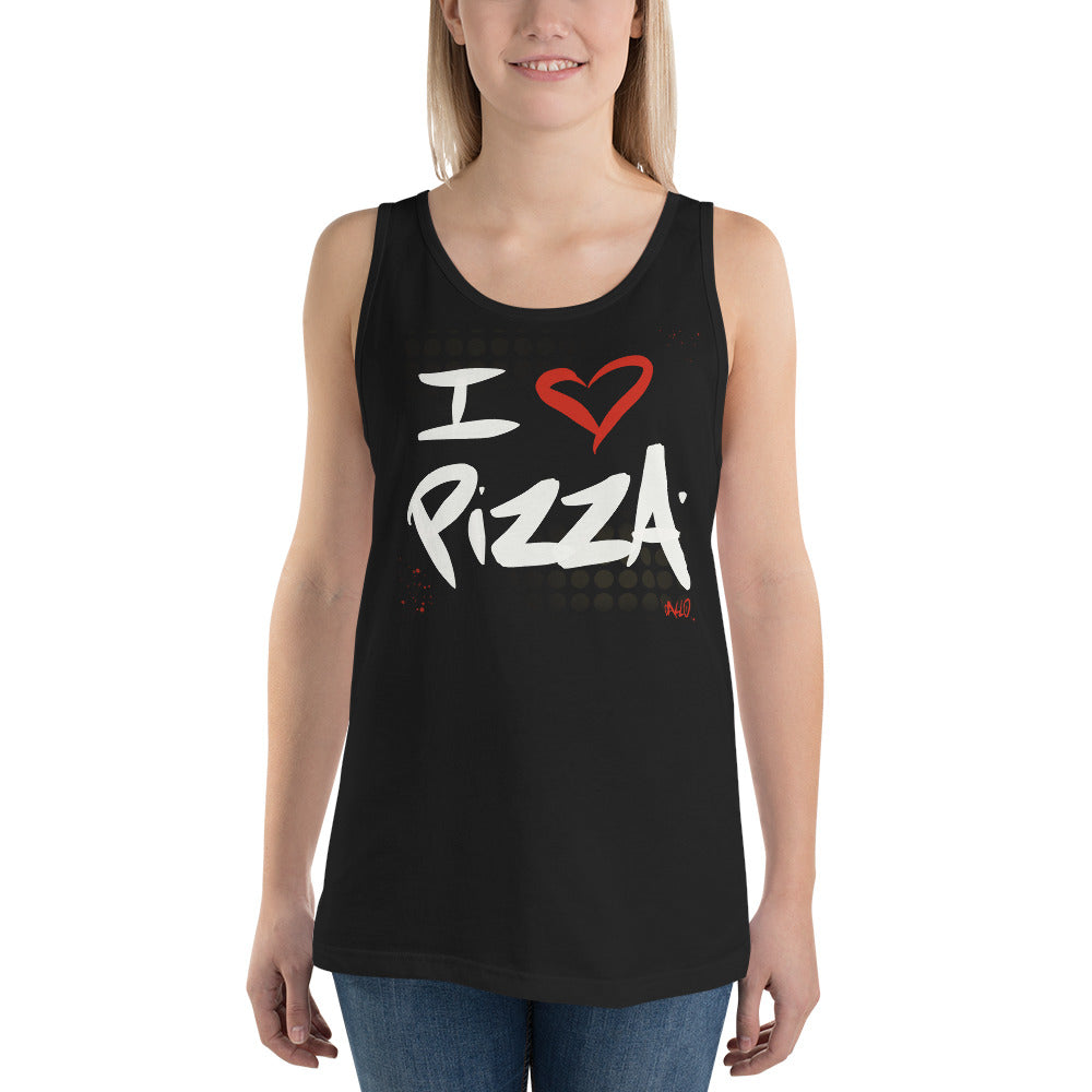 I Heart Pizza Unisex Tank Top