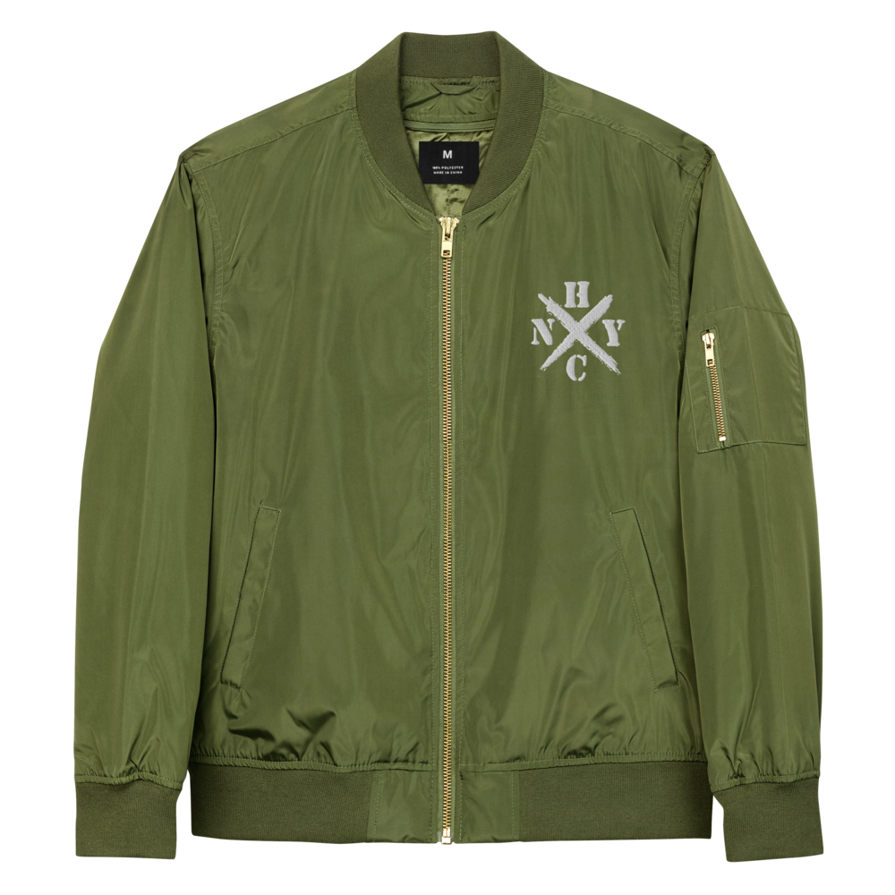 NYHC bomber jacket front & back design