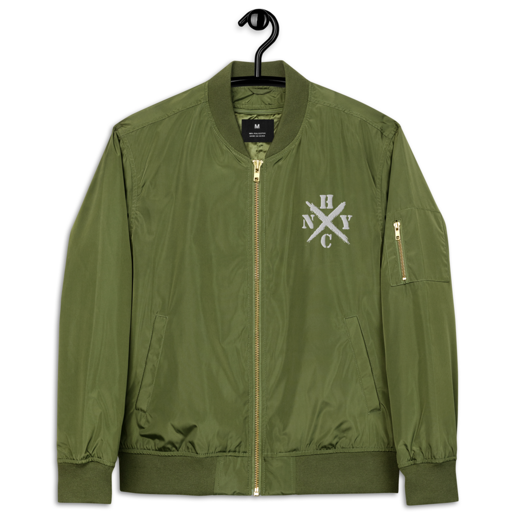 NYHC bomber jacket front & back design