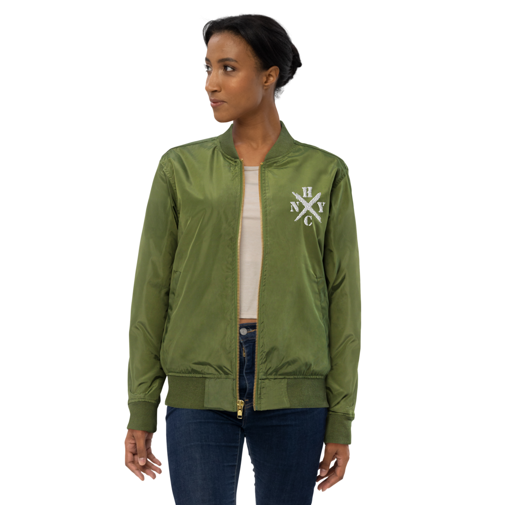 NYHC bomber jacket front & back design