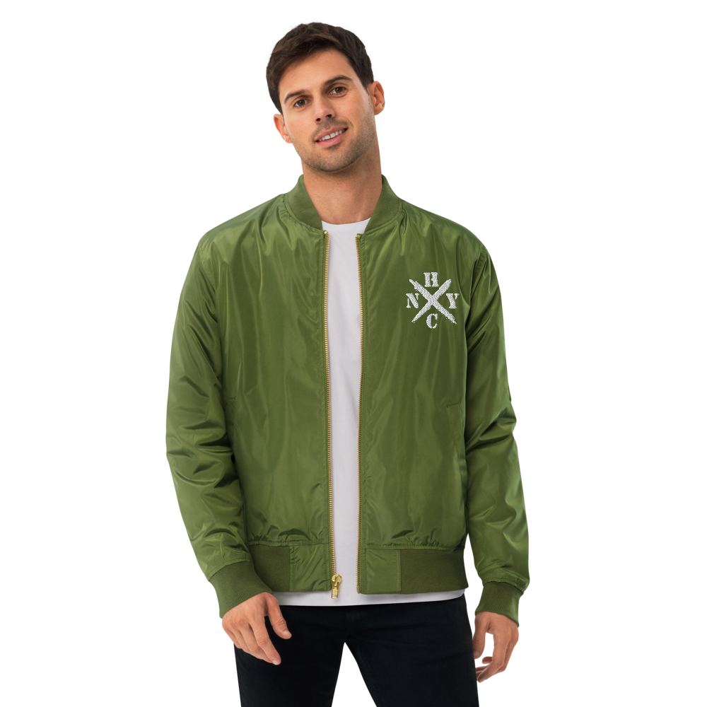 NYHC bomber jacket front & back design
