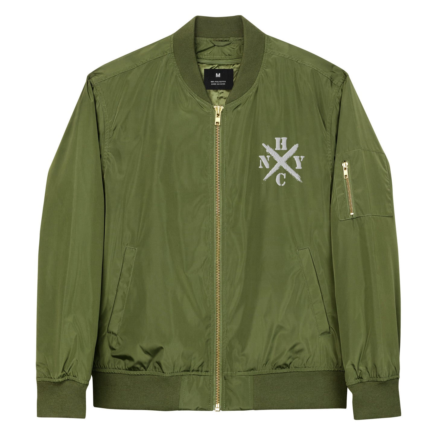 NYHC bomber jacket front & back design