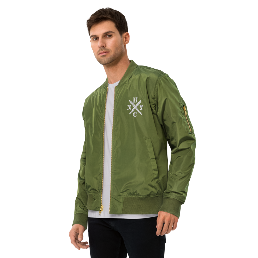 NYHC bomber jacket front & back design