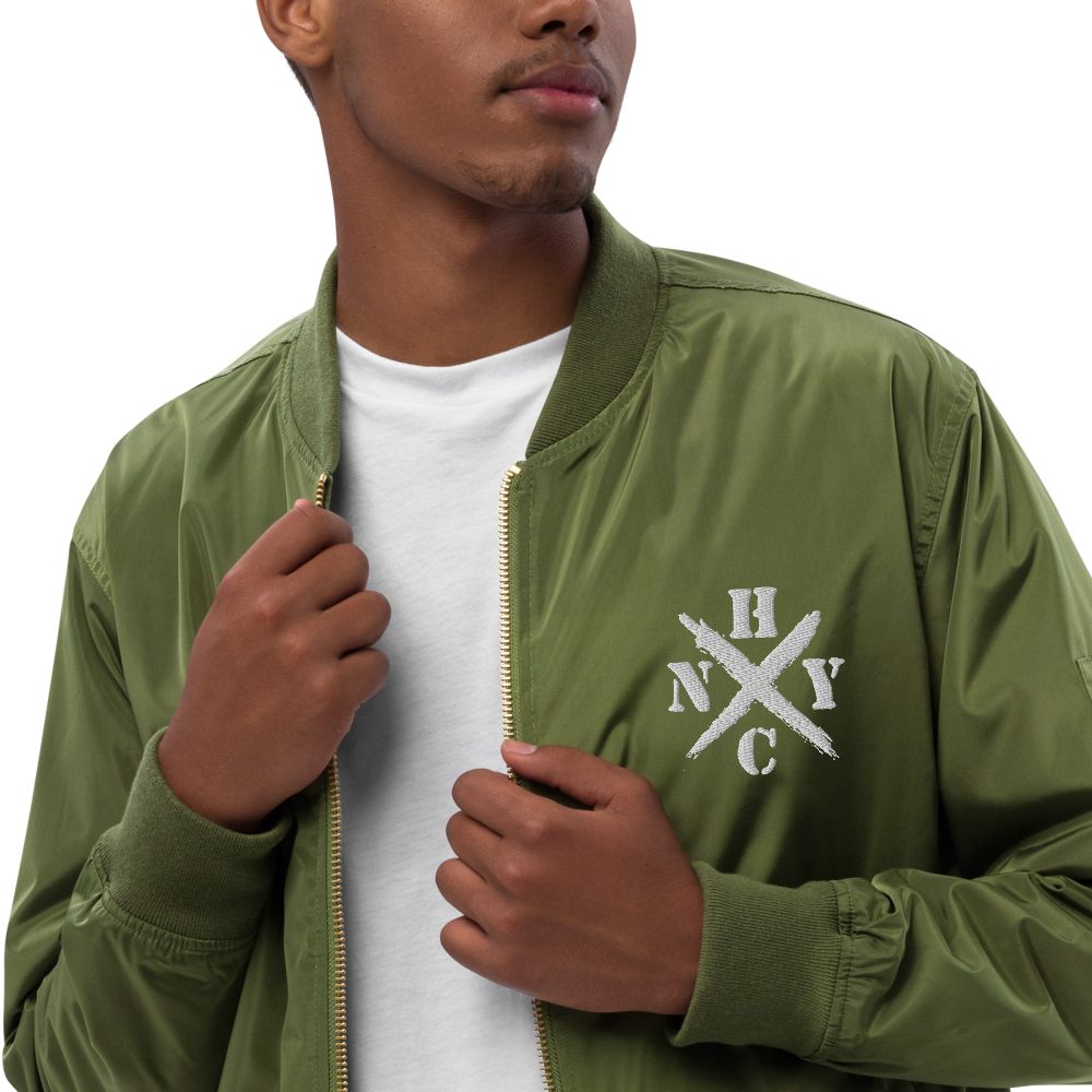NYHC bomber jacket front & back design