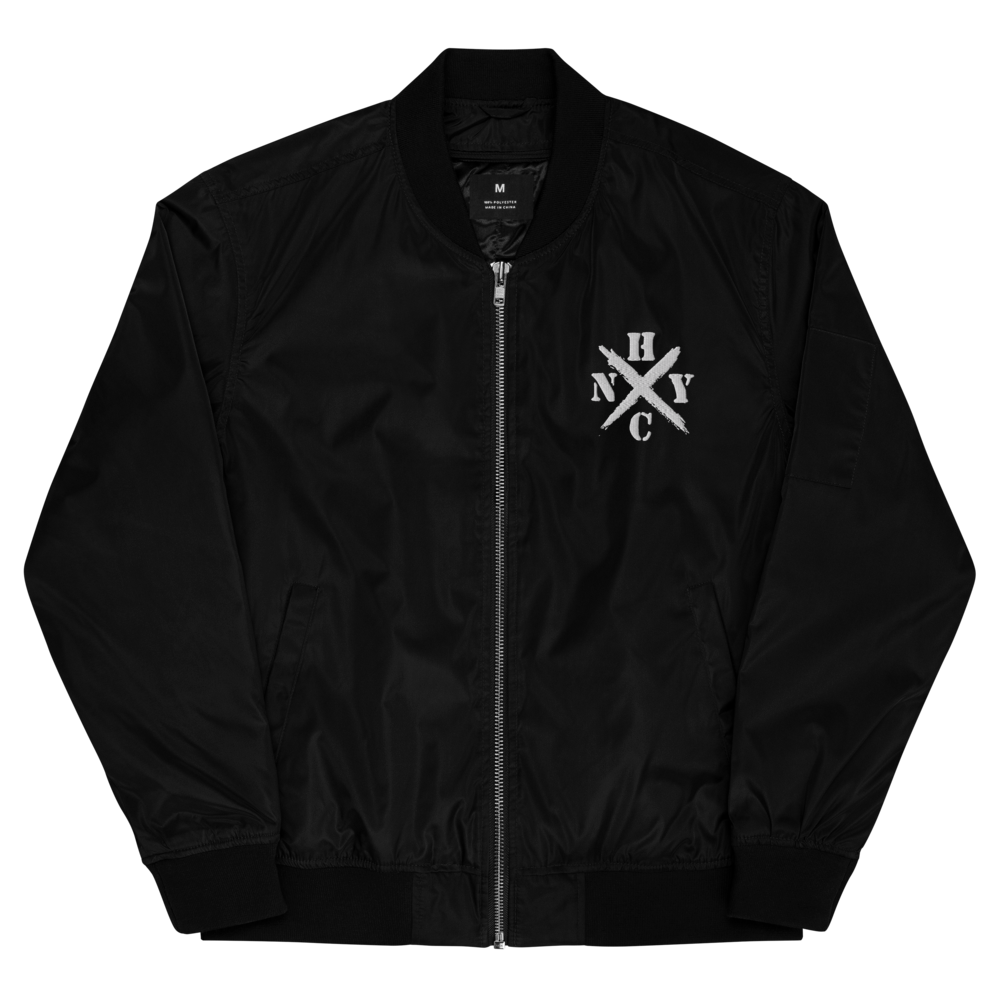 NYHC bomber jacket front & back design
