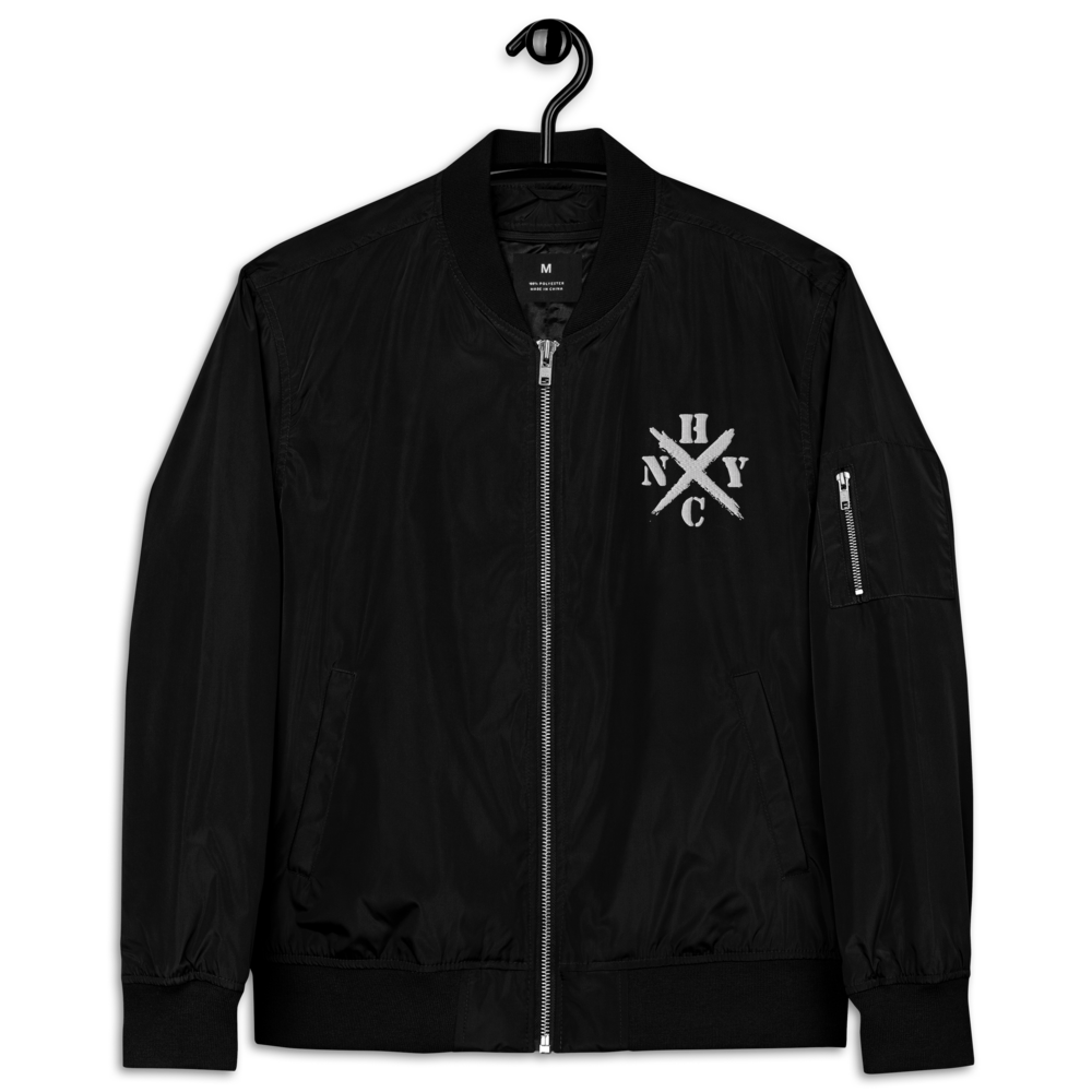 NYHC bomber jacket front & back design
