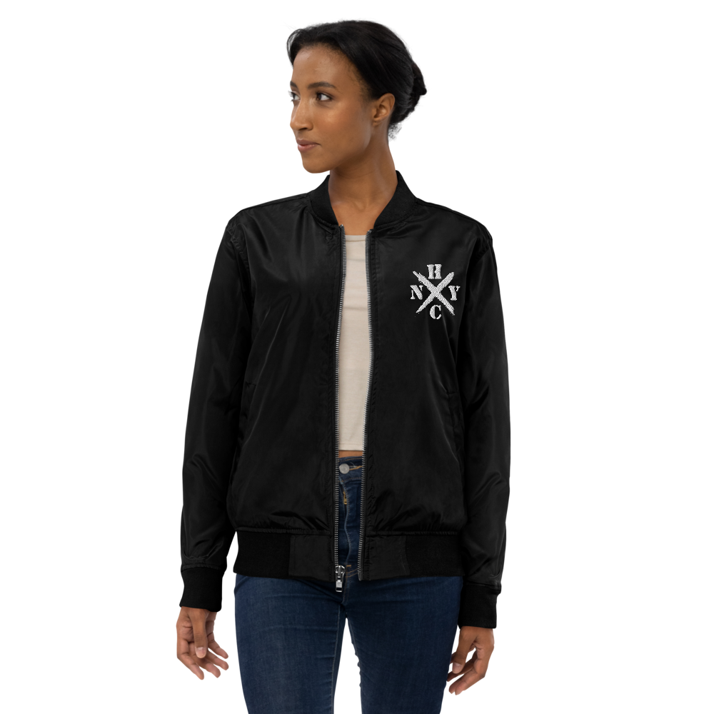 NYHC bomber jacket front & back design