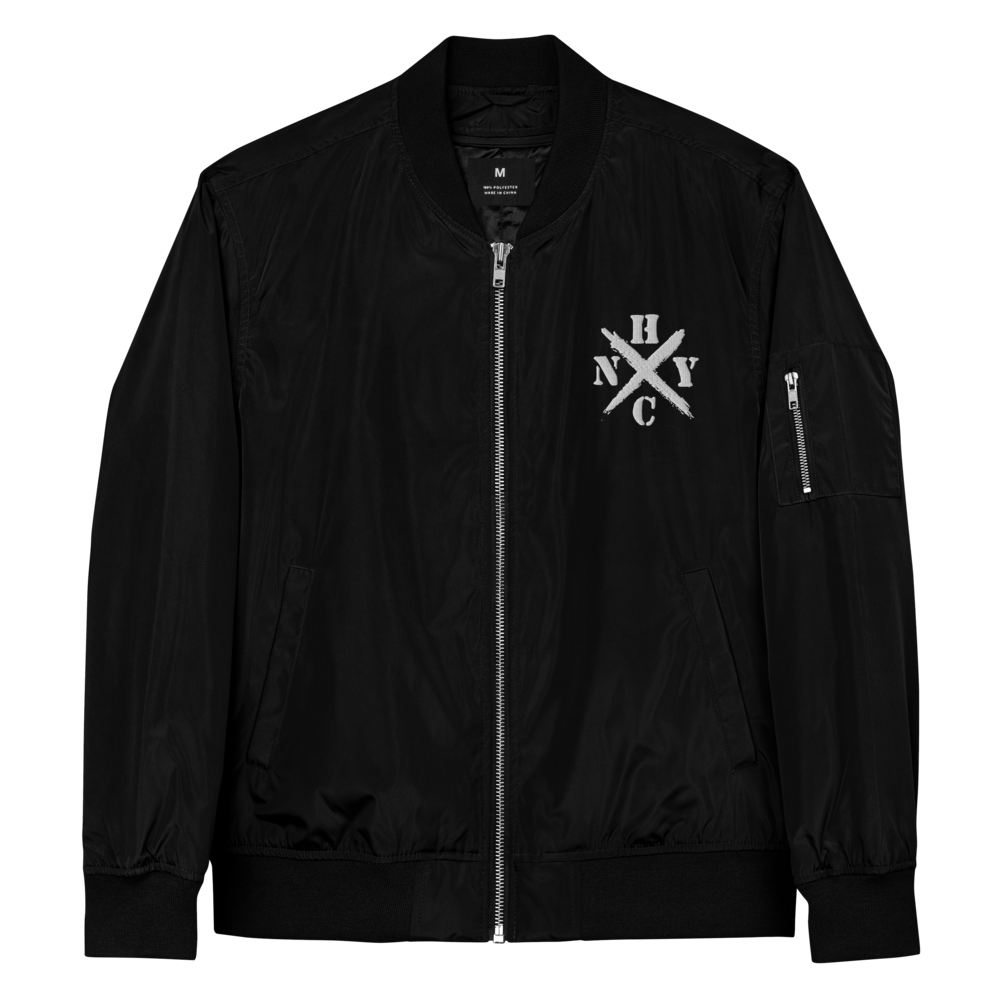 NYHC bomber jacket front & back design