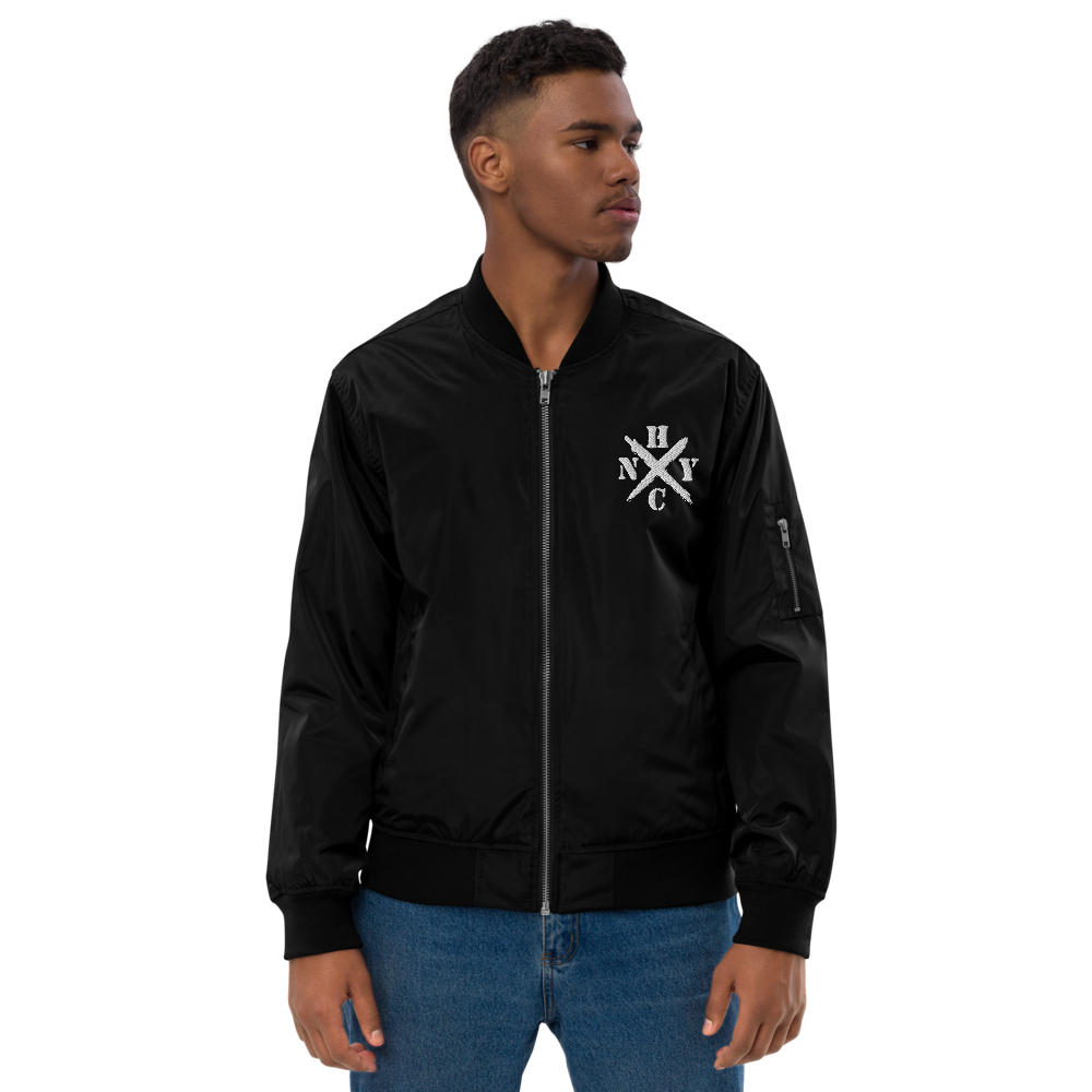 NYHC bomber jacket front & back design