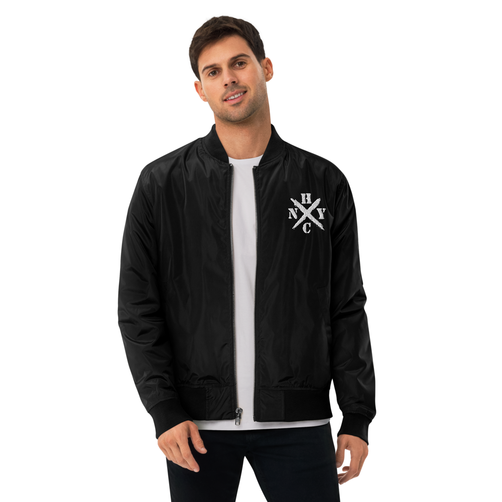 NYHC bomber jacket front & back design
