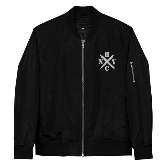 NYHC bomber jacket front & back design