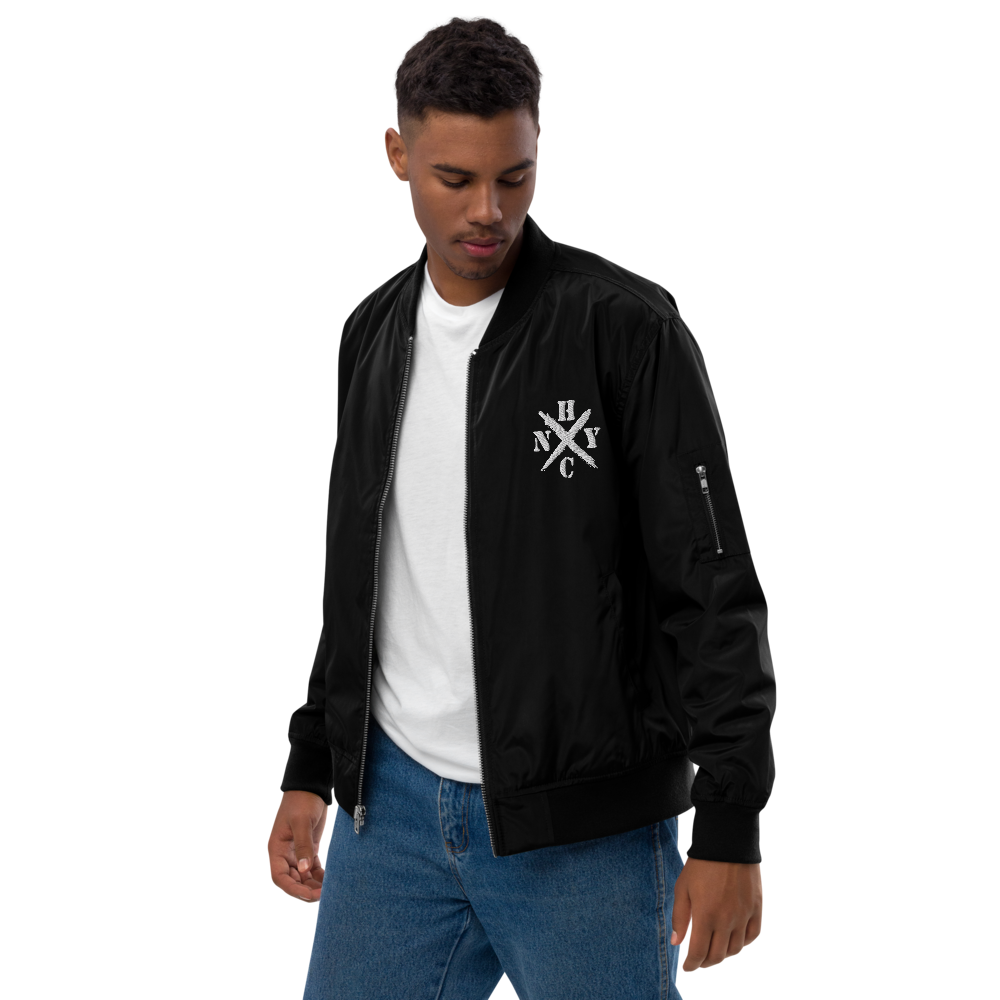 NYHC bomber jacket front & back design