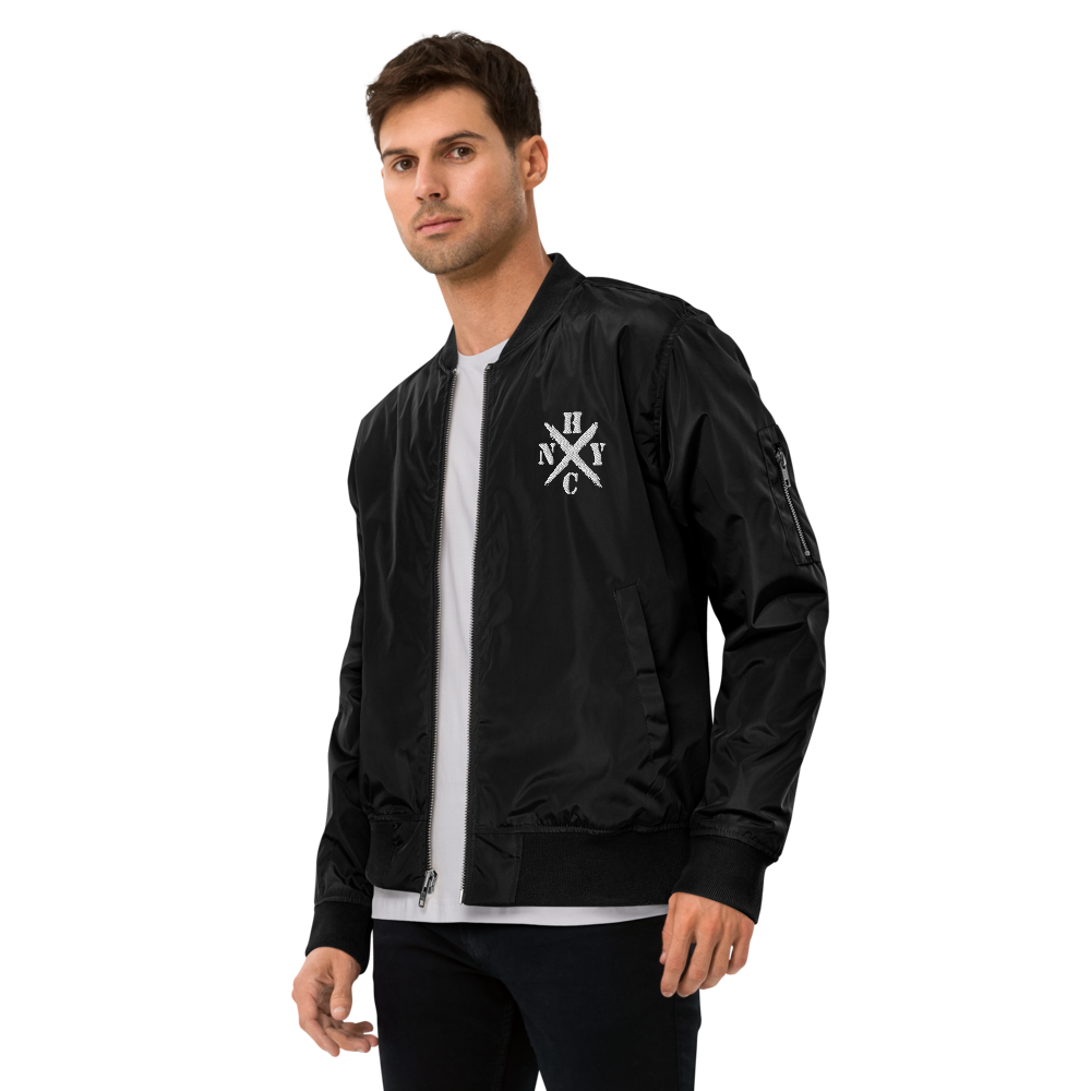 NYHC bomber jacket front & back design