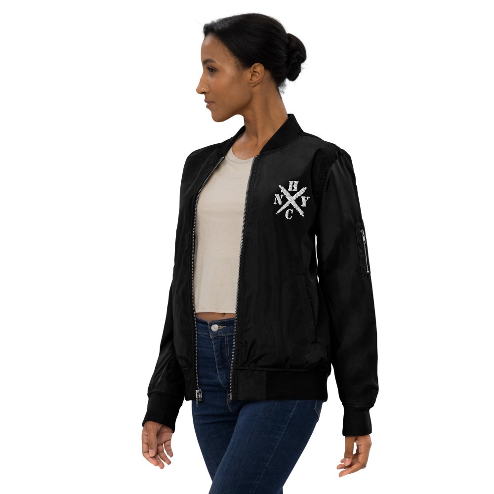 NYHC bomber jacket front & back design