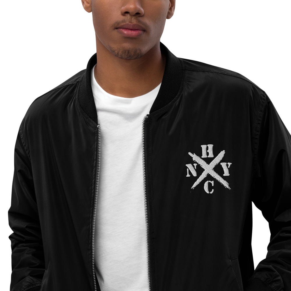 NYHC bomber jacket front & back design