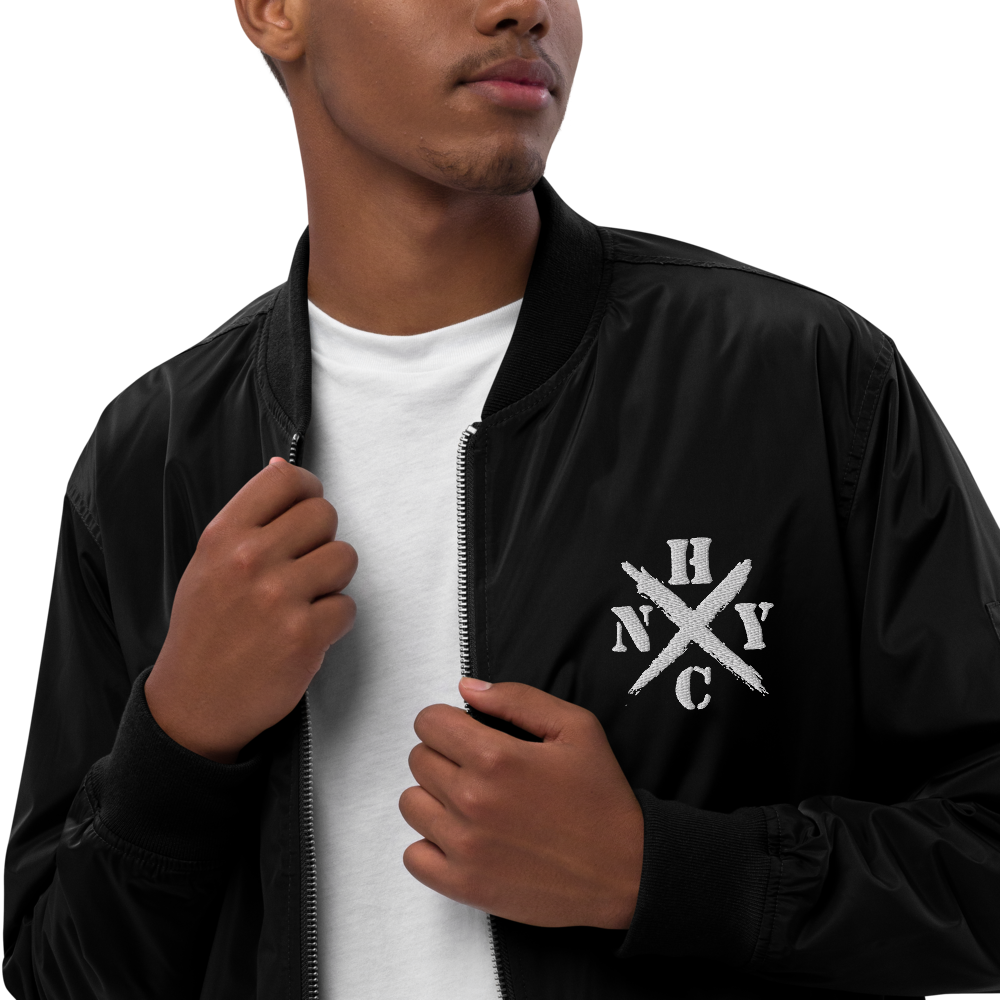 NYHC bomber jacket front & back design