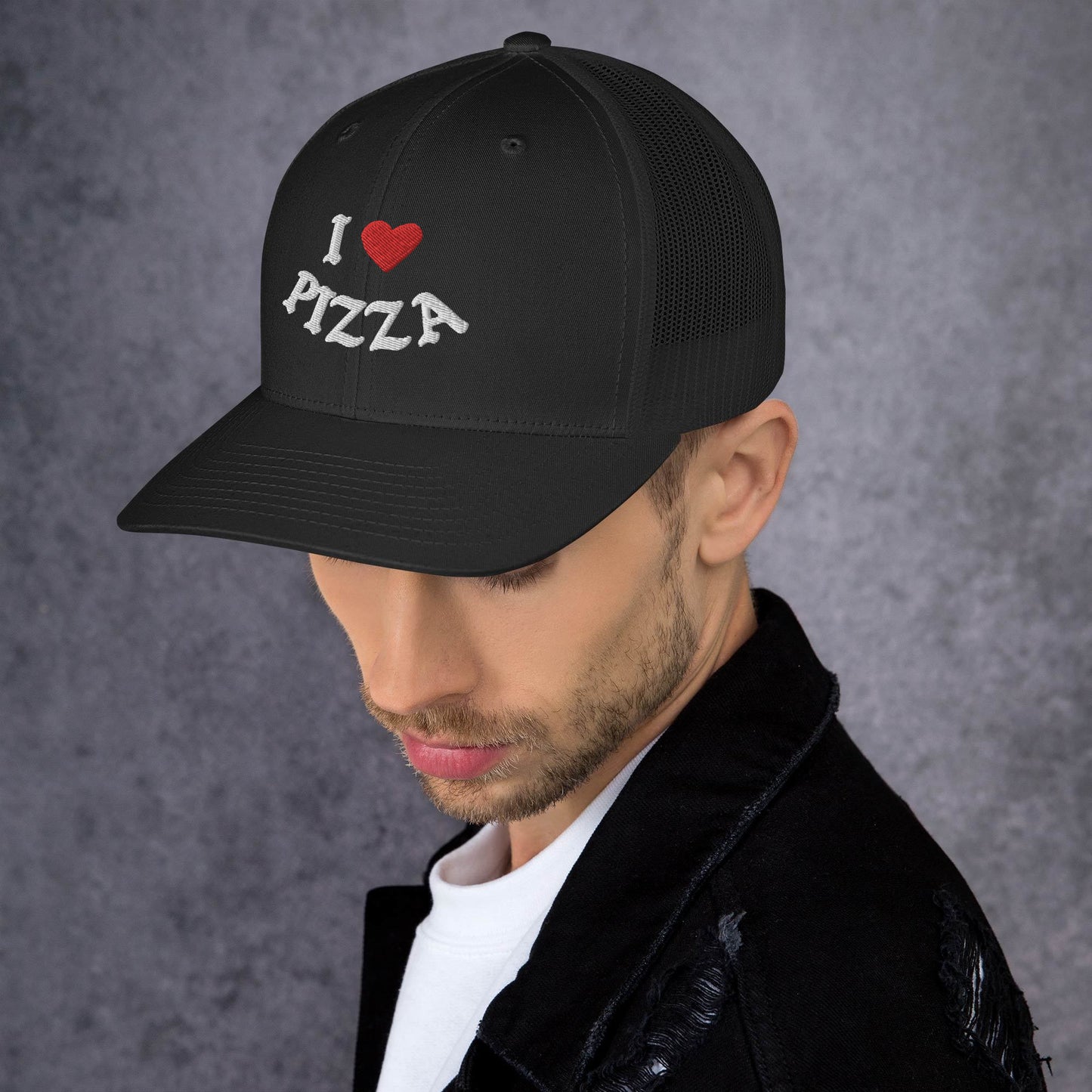 I Love Pizza Trucker Cap