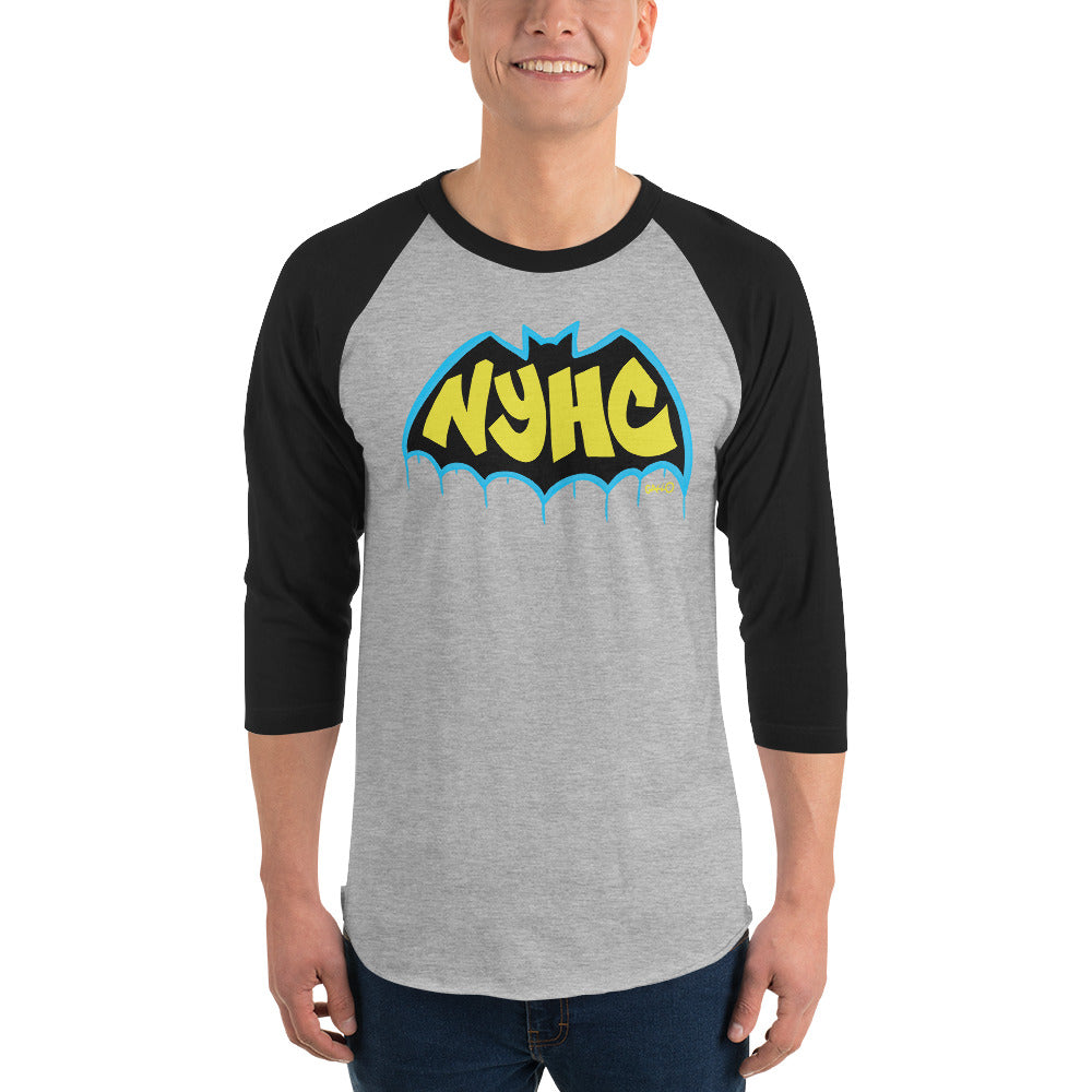 Gotham 3/4 sleeve raglan shirt
