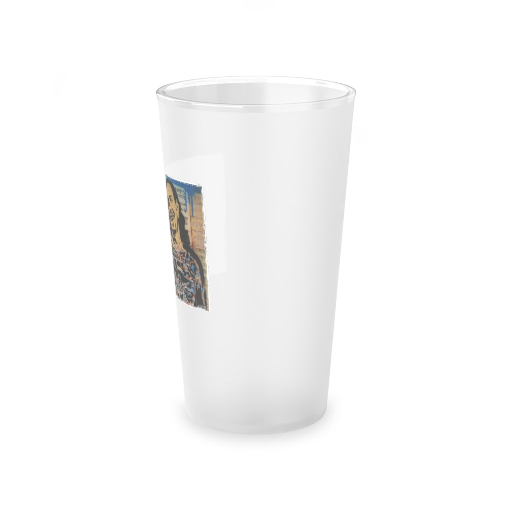 Frosted Pint Glass, 16oz