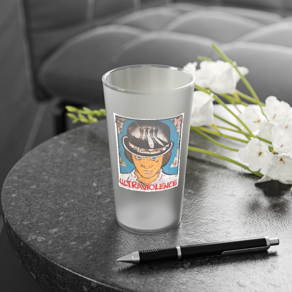Frosted Pint Glass, 16oz