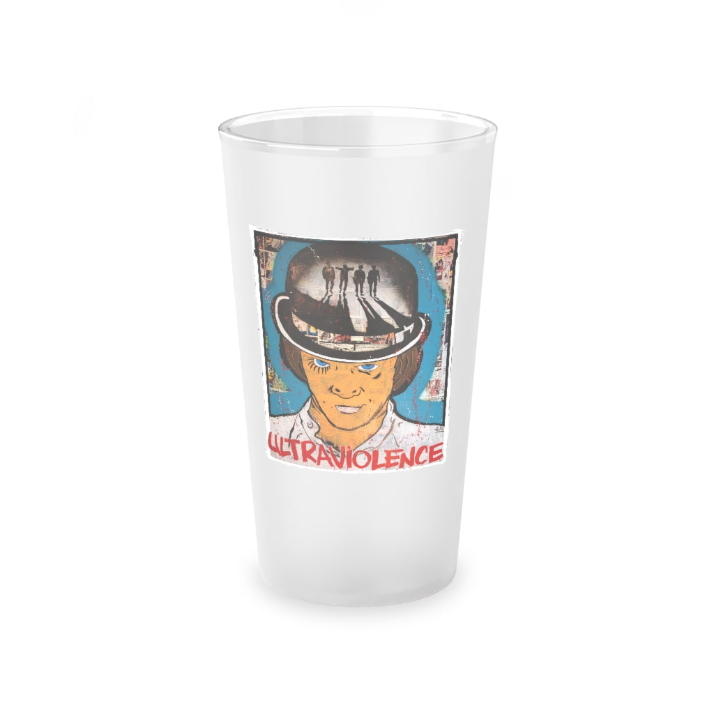 Frosted Pint Glass, 16oz