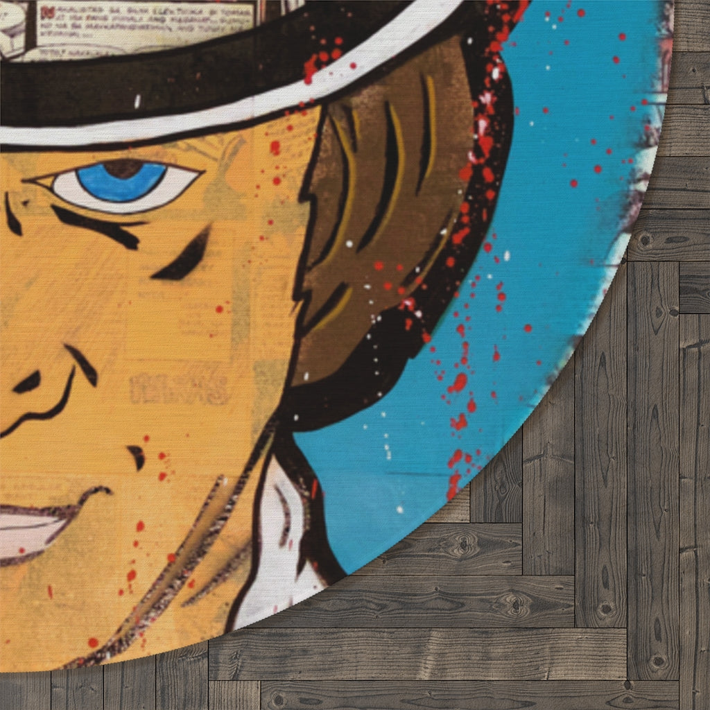 Ultraviolence Round Rug
