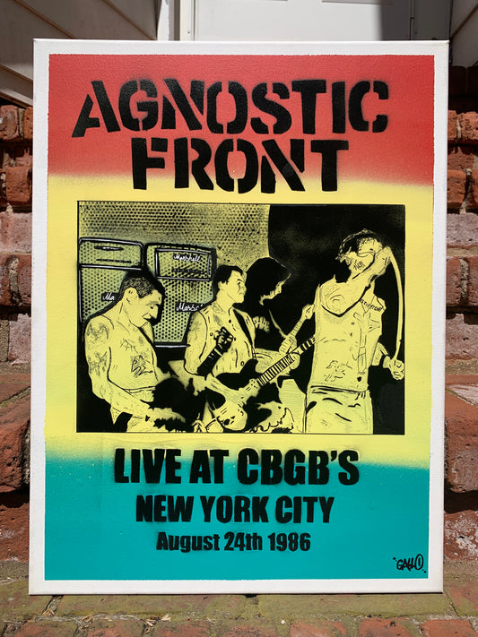 PRE SALE : Agnostic Front Retro Flyer