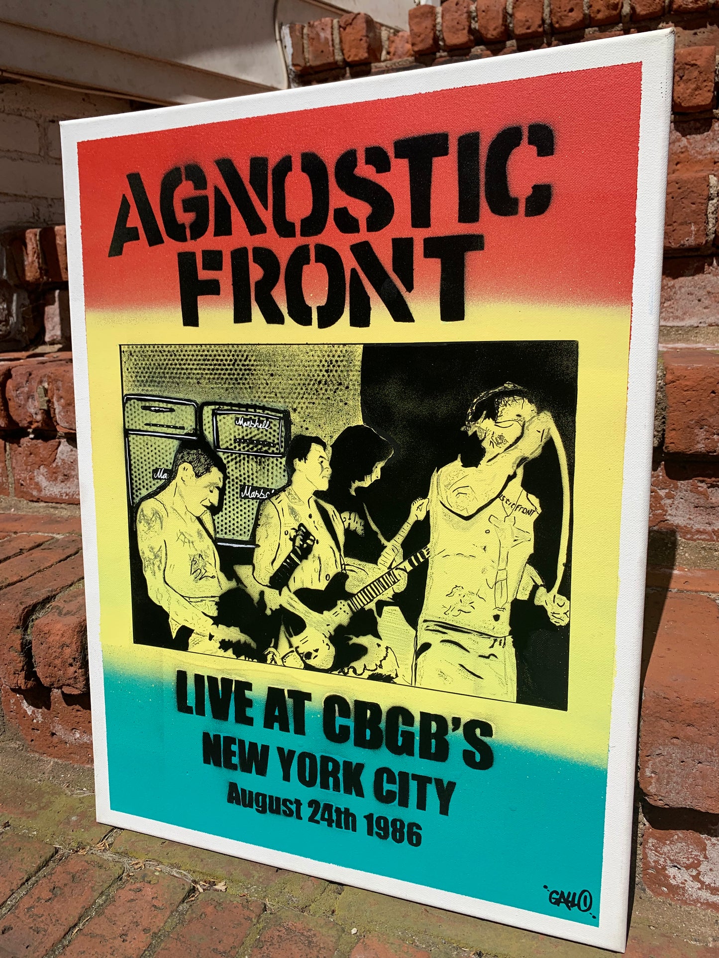 PRE SALE : Agnostic Front Retro Flyer