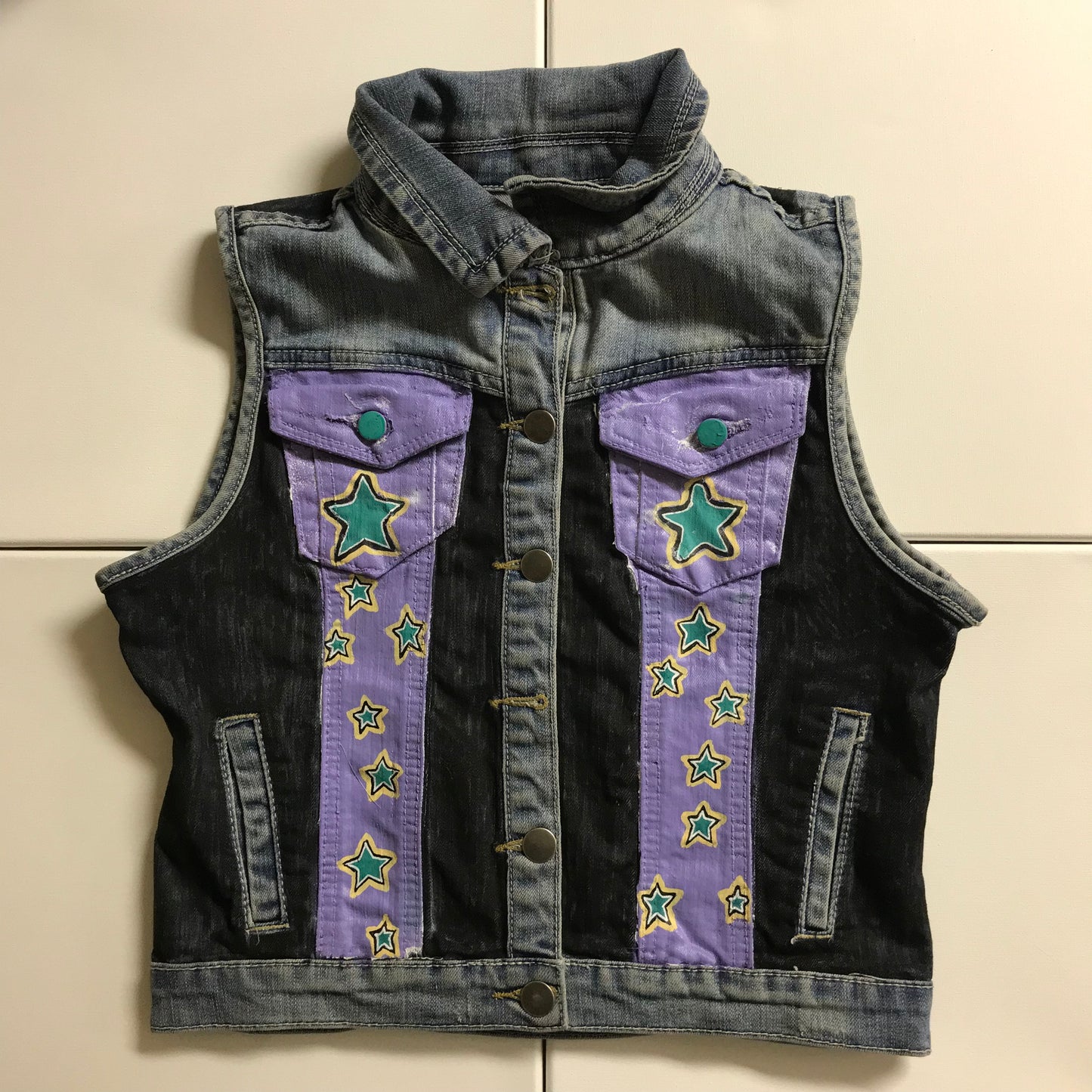 Custom Hand Painted Vest