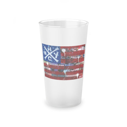 Frosted Pint Glass, 16oz