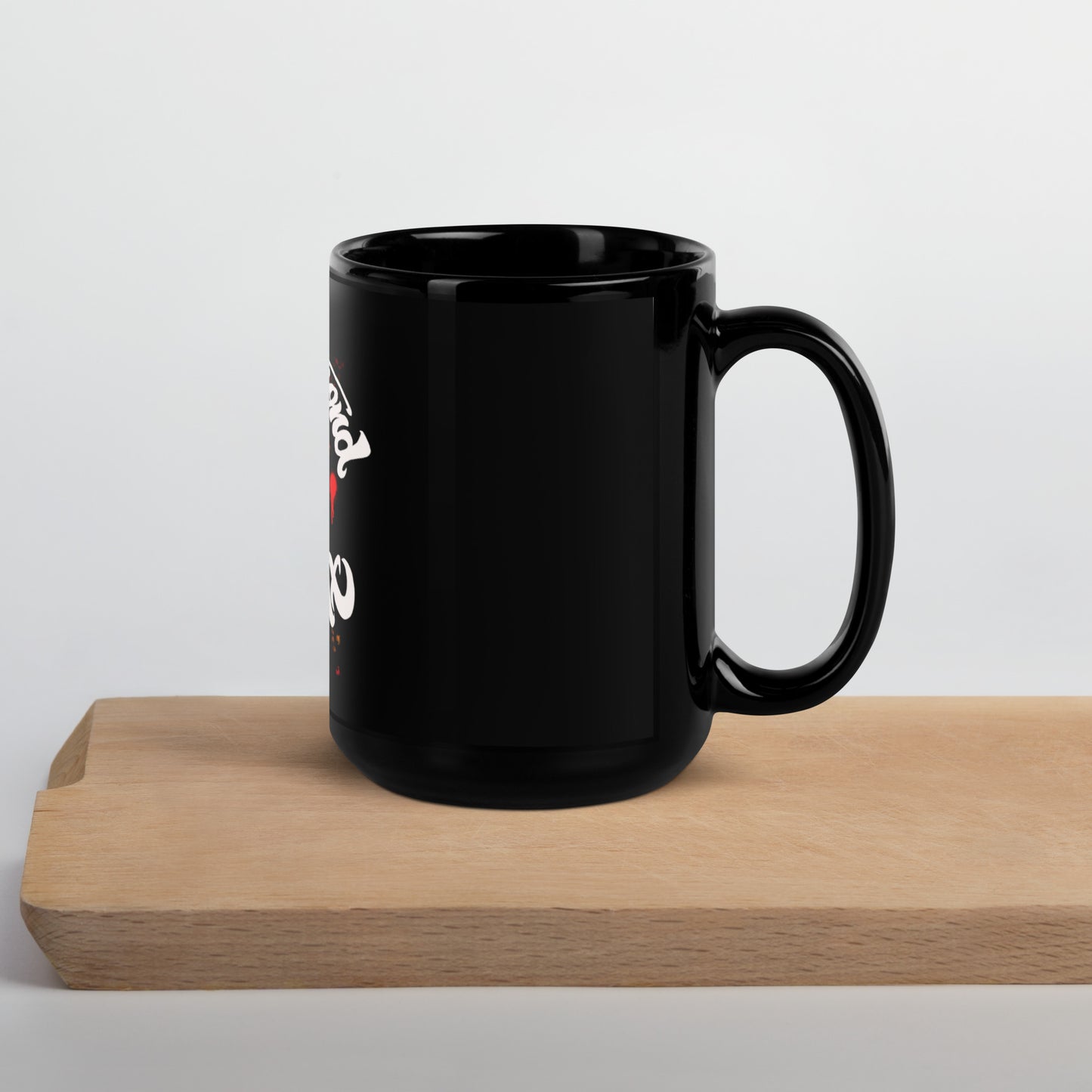 Fuck Around Find Out Black Glossy Mug