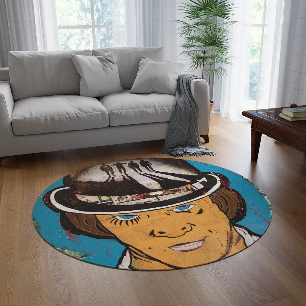 Ultraviolence Round Rug
