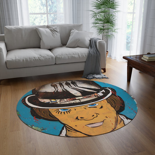 Ultraviolence Round Rug