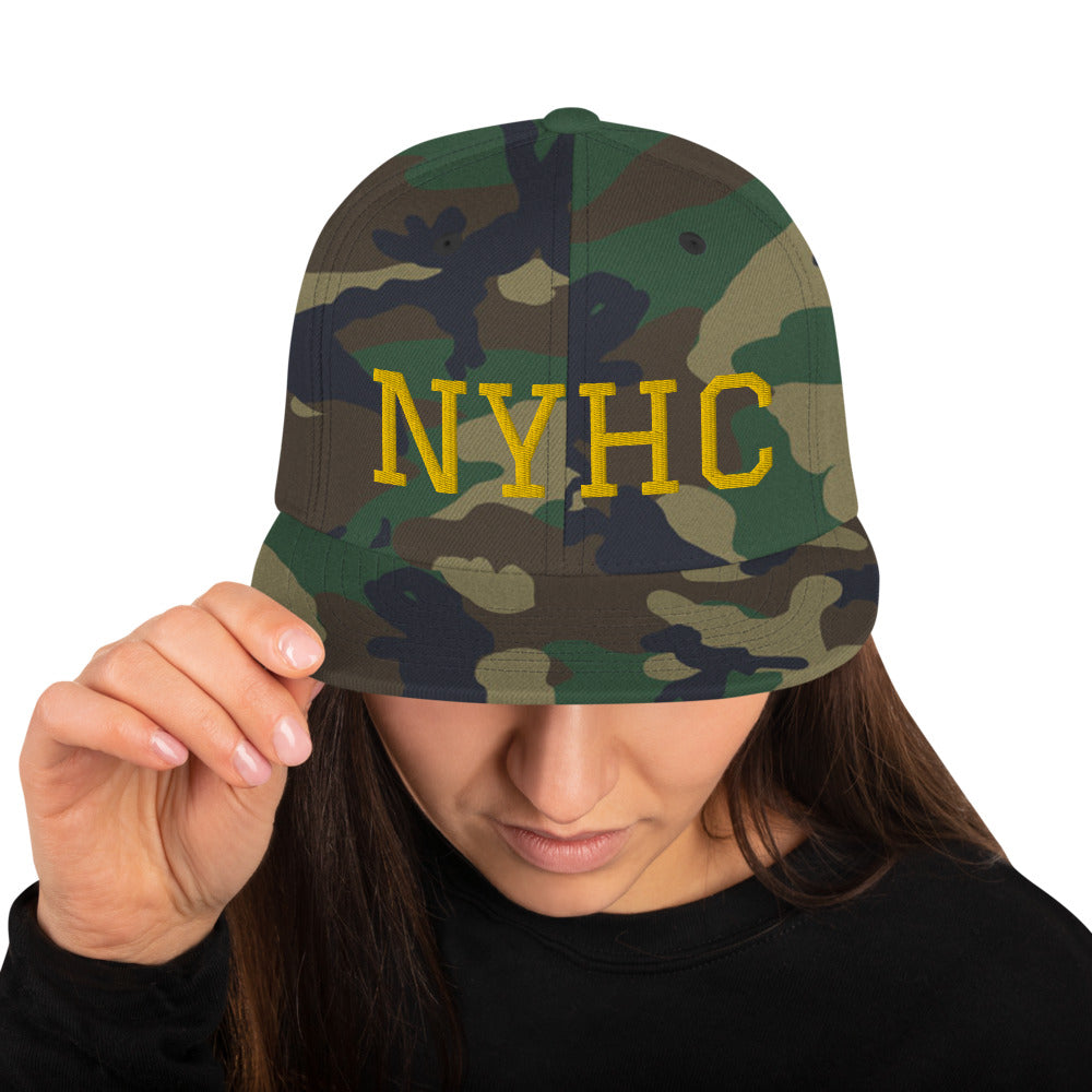 NYHC CAMO Snapback Hat