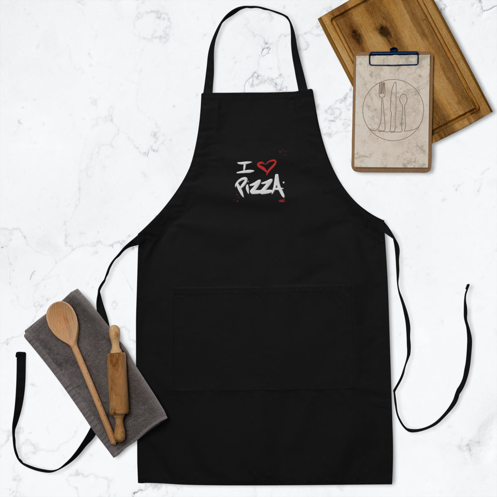 Pizza Embroidered Apron
