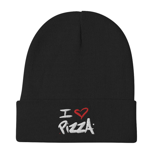 I Love Pizza Beanie