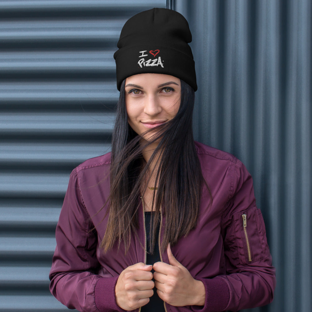 I Love Pizza Beanie