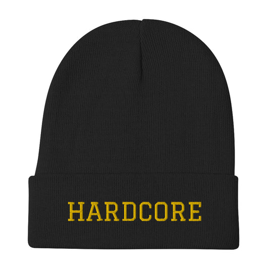 Hardcore Embroidered Beanie