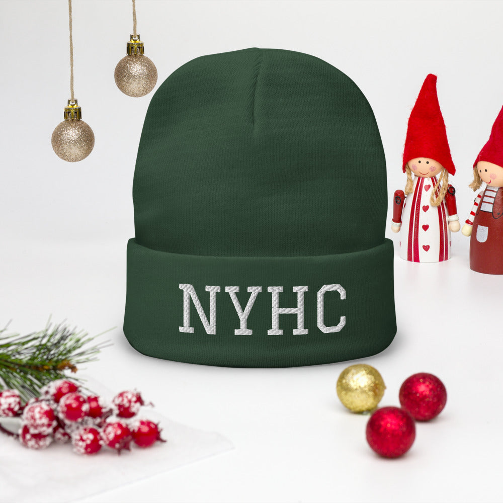 NYHC Embroidered Beanie
