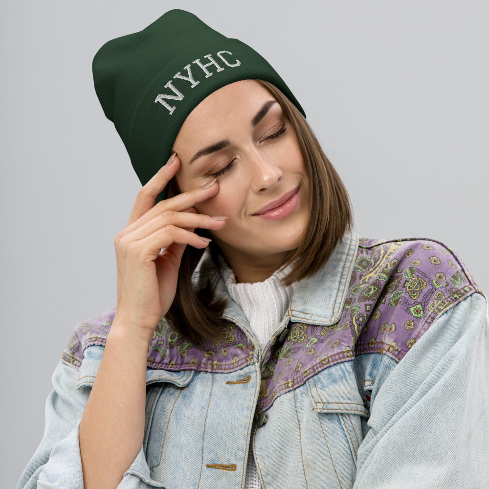 NYHC Embroidered Beanie