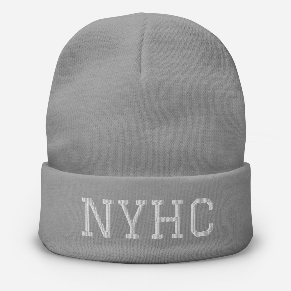 NYHC Embroidered Beanie